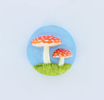 3D Mushrooms Fridge Magnet